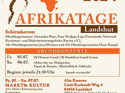 Bild zeigt einen Newsartikel der Afrikatage Landshut von 2024